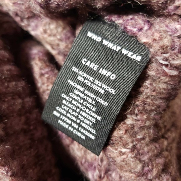 Who What Wear size Small Plum Purple Cardigan Sweater - Picture 6 of 7